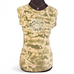 Vintage Route 66 Hippy Mandala Tie-Dye T-Shirt